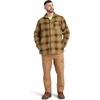 image:imageTimberland PRO Mens Gritman Check HeavyWeight Fleece ShirtBurnt Olive Tartan