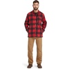 image:imageTimberland PRO Mens Gritman Check HeavyWeight Fleece ShirtChili Pepper Tartan