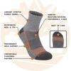 image:imageTimberland PRO Mens Moisture Wicking Technology Socks Arch Support Cushioned Footbed Mesh VentingSize 712 3 PairsWhite