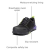 image:imageTimberland PRO Mens Radius Composite Safety Toe Athletic Industrial Work ShoeBlackHivizPurple