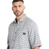 image:imageTimberland PRO Mens Woodfort ShortSleeve Lightweight Flannel Flex ShirtSkyway Yd