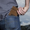 image:imageTimberland PRO Pullman Leather Front Pocket Wallet Dark Brown One SizeWheat