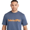 image:imageTimberland PRO UnisexAdult Core Linear Logo Timberland PRO Mens Core ShortSleeve TShirt Black Iris Heather 3XLargeBlack Iris Heather