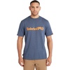 image:imageTimberland PRO UnisexAdult Core Linear Logo Timberland PRO Mens Core ShortSleeve TShirt Black Iris Heather 3XLargeBlack Iris Heather