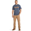 image:imageTimberland PRO UnisexAdult Core Linear Logo Timberland PRO Mens Core ShortSleeve TShirt Black Iris Heather 3XLargeBlack Iris Heather