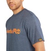 image:imageTimberland PRO UnisexAdult Core Linear Logo Timberland PRO Mens Core ShortSleeve TShirt Black Iris Heather 3XLargeBlack Iris Heather
