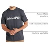 image:imageTimberland PRO UnisexAdult Core Linear Logo Timberland PRO Mens Core ShortSleeve TShirt Black Iris Heather 3XLargeDeepest Grey Heather