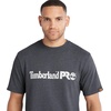 image:imageTimberland PRO UnisexAdult Core Linear Logo Timberland PRO Mens Core ShortSleeve TShirt Black Iris Heather 3XLargeDeepest Grey Heather