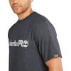 image:imageTimberland PRO UnisexAdult Core Linear Logo Timberland PRO Mens Core ShortSleeve TShirt Black Iris Heather 3XLargeDeepest Grey Heather