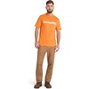 image:imageTimberland PRO UnisexAdult Core Linear Logo Timberland PRO Mens Core ShortSleeve TShirt Black Iris Heather 3XLargePro Orange