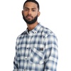 image:imageTimberland PRO UnisexAdult Woodfort LongSleeve Lightweight Flannel Flex ShirtVintage Indigo Yd