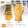 image:imageTimberland PRO Womens Insulated Work Gloves  Durable Nylon Canvas Back HandWheat Multi