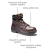 image:imageTimberland PRO Womens TiTAN 6 Inch Alloy Safety Toe Waterproof Industrial Work Boot Dark Mocha Brown2024 NEW 8M