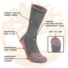 image:imageTimberland PRO Womens Work Crew Socks for Women Sorbtek Moisture Control Performance Womens Socks Arch Support Cushioned Footbed