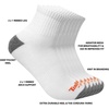 image:imageTimberland PRO mens 6pack Performance Quarter Length SocksWhite