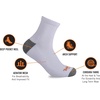 image:imageTimberland PRO mens 6pack Performance Quarter Length SocksWhite