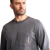 image:imageTimberland PRO unisexadult mens Fr Cotton Core Flame Resistant Longsleeve Pocket TshirtCharcoal