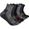 image:imageTimberland PRO 6Pack Half Cushion Quarter SocksMulti 6 Pack