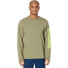 image:imageTimberland PRO Base Plate Blended Long Sleeve TShirt with LogoBurnt Olive Heather