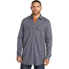 image:imageTimberland PRO FR Cotton Core Button Front ShirtCharcoal