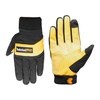 image:imageTimberland PRO Mens All Weather Insulated Work Gloves  Waterproof Breathable Insert  Stretch Nylon RipStop Back Hand  Reinforced Palm Grip  Touchscreen Compatible Black Wheat LargeBlack Wheat