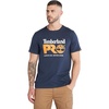 image:imageTimberland PRO Mens Core Chest Logo ShortSleeve TShirtBlack Iris
