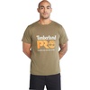 image:imageTimberland PRO Mens Core Chest Logo ShortSleeve TShirtBurnt Olive