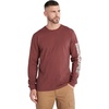 image:imageTimberland PRO Mens Core Logo LongSleeve TShirtMaroon