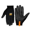 image:imageTimberland PRO Mens Gripper Work Gloves  Stretch Nylon Back Hand  Synthetic Leather Palm  Silicone Grip Print  Touchscreen Compatible  Machine Washable Black Medium