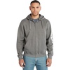image:imageTimberland PRO Mens Hood Honcho Sport FullZip Dark Charcoal HeatherWhite Medium