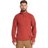 image:imageTimberland PRO Mens Irvine 14zip Waffle FleeceCinnabar Heather