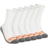 image:imageTimberland PRO Mens Sorbtek Moisture Control Mens Socks Arch Support Cushioned Footbed Size 712 6 Pairs setWhite