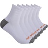 image:imageTimberland PRO mens 6pack Performance Quarter Length SocksWhite