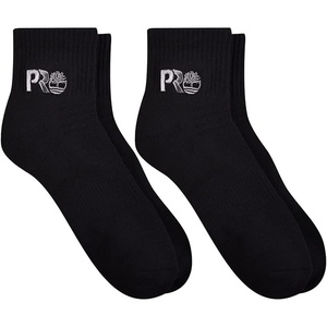 image:imageTimberland PRO 2Pack Half Cushion Quarter Boot SocksBlack Heather