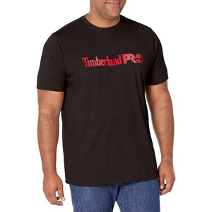 image:imageTimberland PRO Base Plate Short Sleeve TShirt with LogoBlackClassic Red