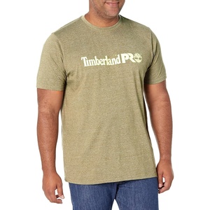 image:imageTimberland PRO Base Plate Short Sleeve TShirt with LogoBurnt Olive Heather