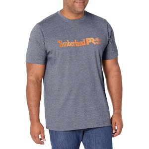 image:imageTimberland PRO Base Plate Short Sleeve TShirt with LogoNavy Heather