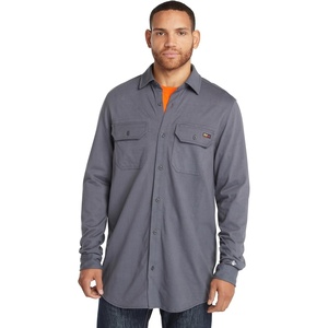image:imageTimberland PRO FR Cotton Core Button Front ShirtCharcoal