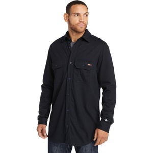 image:imageTimberland PRO FR Cotton Core Button Front ShirtNavy