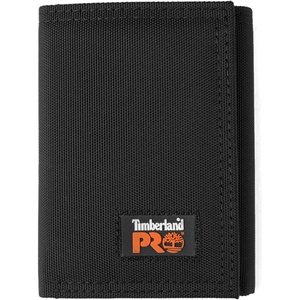 image:imageTimberland PRO Mens Cordura Nylon RFID Trifold Wallet with ID WindowBlack