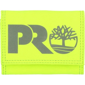 image:imageTimberland PRO Mens Cordura Nylon RFID Trifold Wallet with ID WindowBright Yellow Reflective