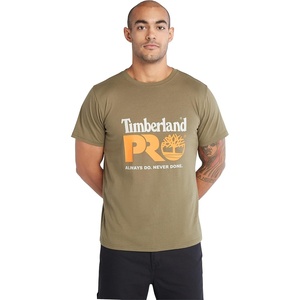 image:imageTimberland PRO Mens Core Chest Logo ShortSleeve TShirtBurnt Olive
