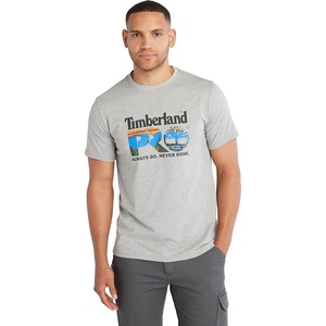 image:imageTimberland PRO Mens Core Chest Logo ShortSleeve TShirtMedium Grey Heather