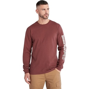 image:imageTimberland PRO Mens Core Logo LongSleeve TShirtMaroon