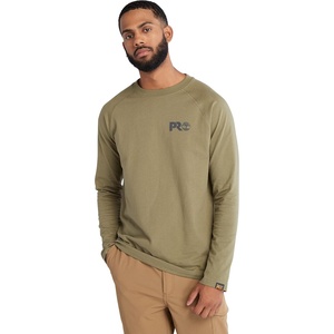 image:imageTimberland PRO Mens Core Refelctive Pro Logo LongSleeve TShirtBurnt Olive