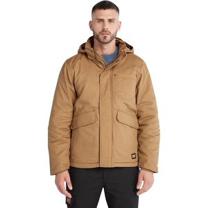 image:imageTimberland PRO Mens Ironhide Hooded Insulated Jacket Dark Wheat XLarge