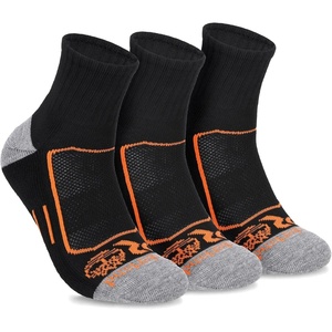 image:imageTimberland PRO Mens Moisture Wicking Technology Socks Arch Support Cushioned Footbed Mesh VentingSize 712 3 PairsBlack