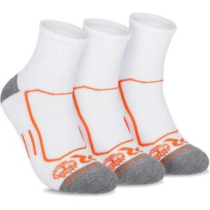 image:imageTimberland PRO Mens Moisture Wicking Technology Socks Arch Support Cushioned Footbed Mesh VentingSize 712 3 PairsWhite