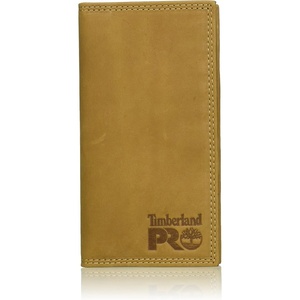 image:imageTimberland PRO Mens Rfid Leather Long Bifold Rodeo Wallet With Rfid Teak One SizeWheat