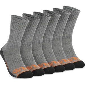 image:imageTimberland PRO Mens Sorbtek Moisture Control Mens Socks Arch Support Cushioned Footbed Size 712 6 Pairs setGrey